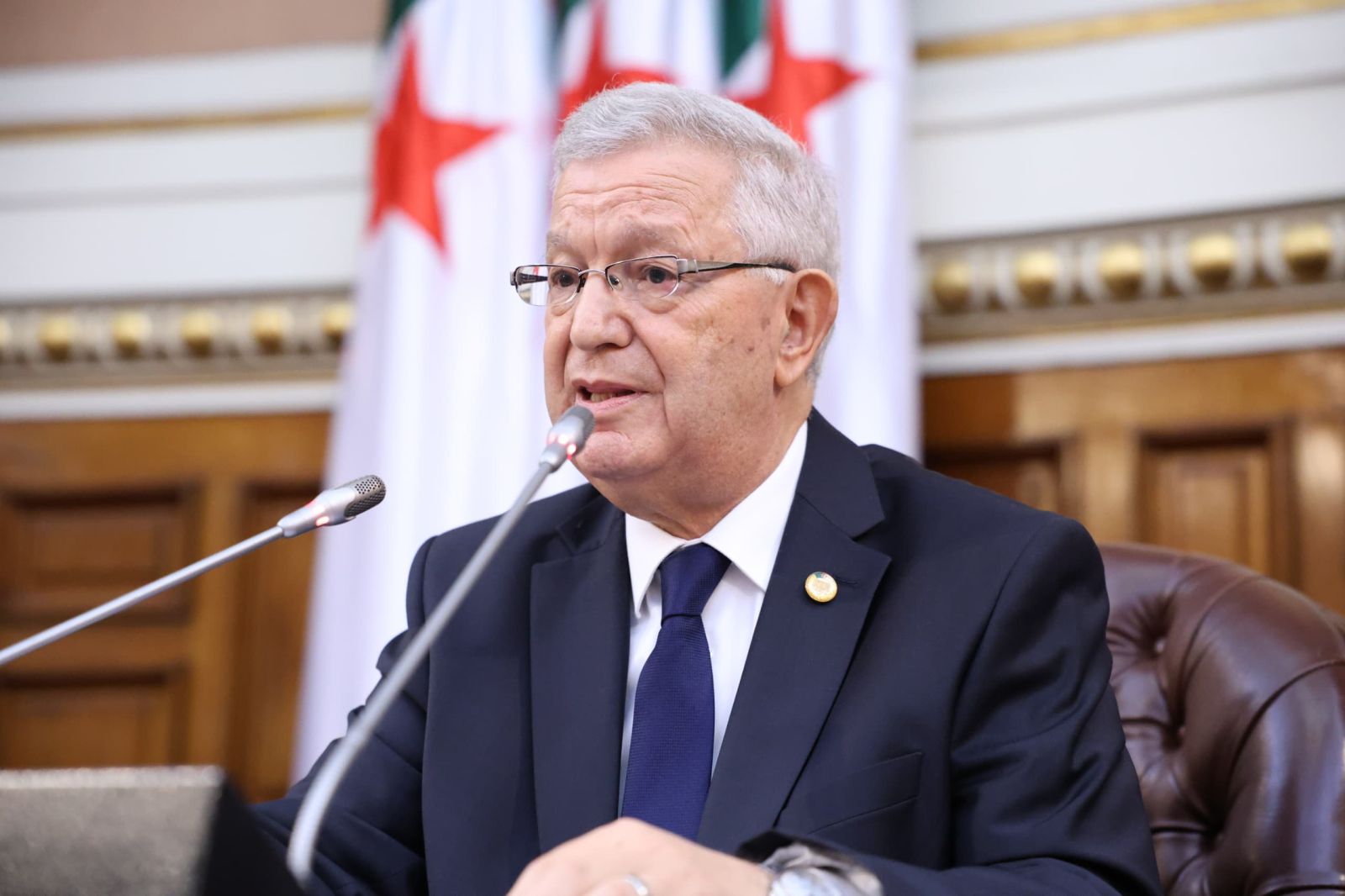 كلمة  السيد عزوز ناصري، رئيس مجلس الأمة  بمناسبة اختتام الدورة البرلمانية العادية 2024-2025