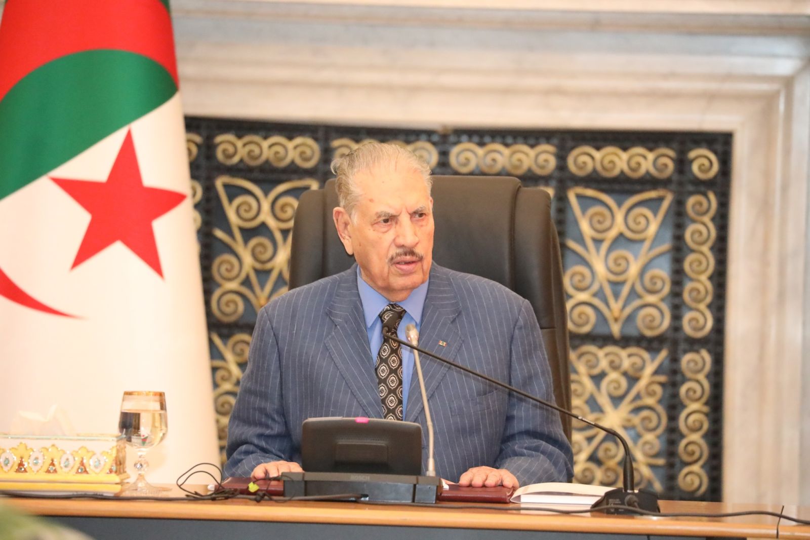السيد رئيس مجلس الأمة يهنيء السيدات والسادة أعضاء مجلس الأمة بمناسبة (أول محرم) 1444
