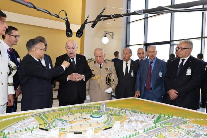 مشاركة السيد صالح ڨوجيل، رئيس مجلس الأمة، خلال تدشين السيد رئيس الجمهورية للقطب الجامعي العلمي والتكنولوجي عبد الحفيظ إحدادن ، بسيدي عبد الله.