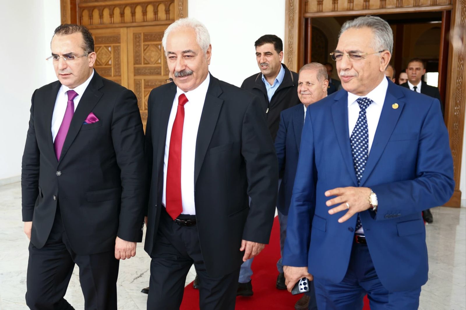 مراسيم إستقبال بعض الوفود البرلمانية العربية، المشاركة في المؤتمر 38 للإتحاد البرلماني العربي بالجزائر
