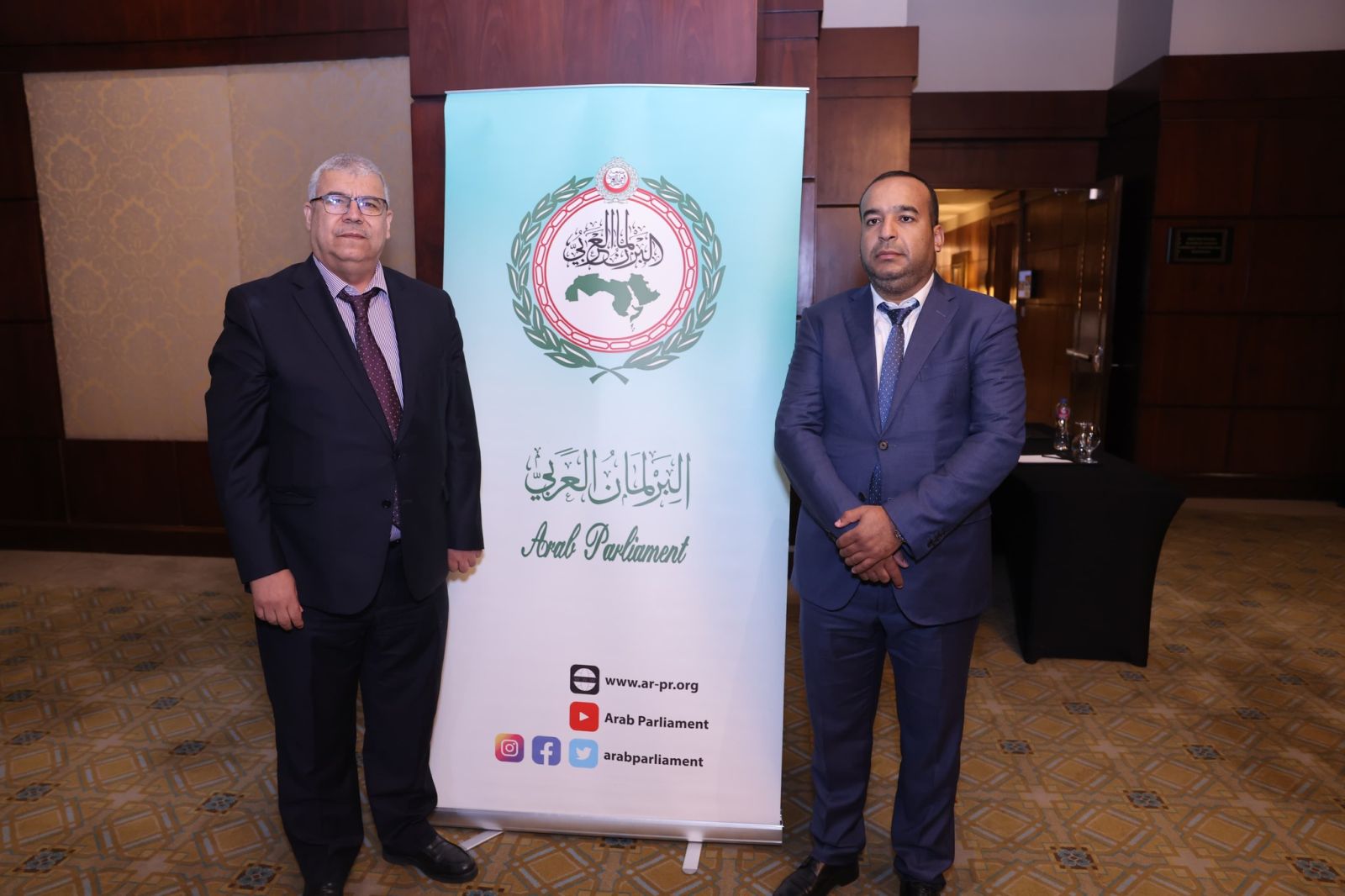 وفد مجلس الأمة يشارك في اجتماعات لجان البرلمان العربي   ويؤكد لرئيس البرلمان العربي جاهزية مجلس الأمة برئاسة السيد عزوز ناصري لتعزيز التعاون البرلماني العربي