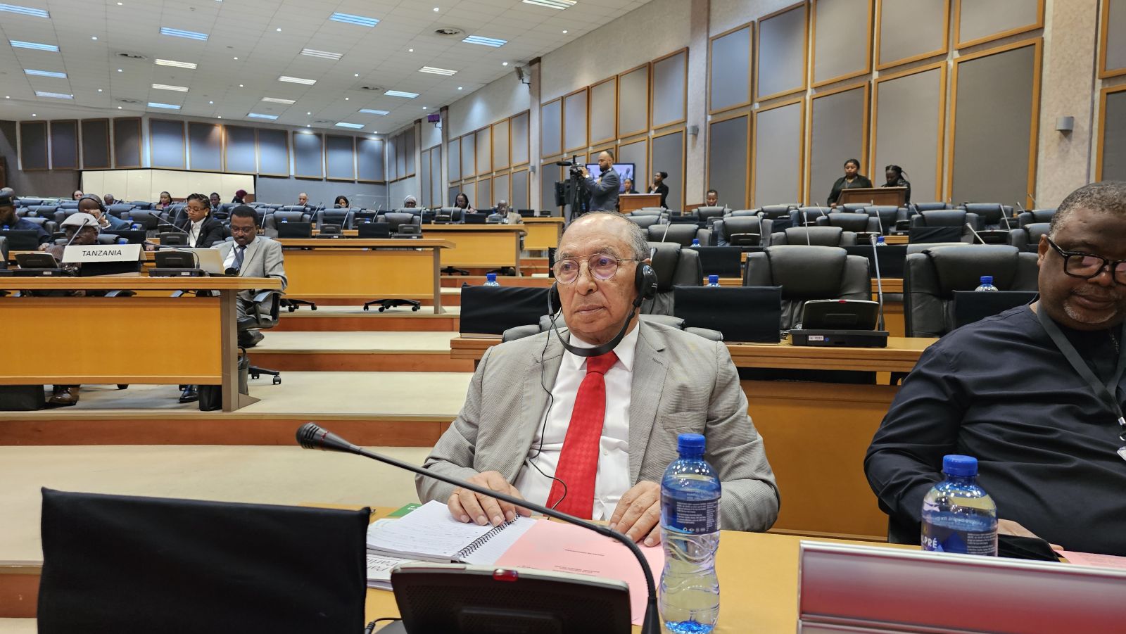 وفد عن مجلس الأمة يشارك في اجتماع تشاوري مشترك رفيع المستوى بين البرلمان الإفريقي ومجلس السلم والأمن الإفريقي