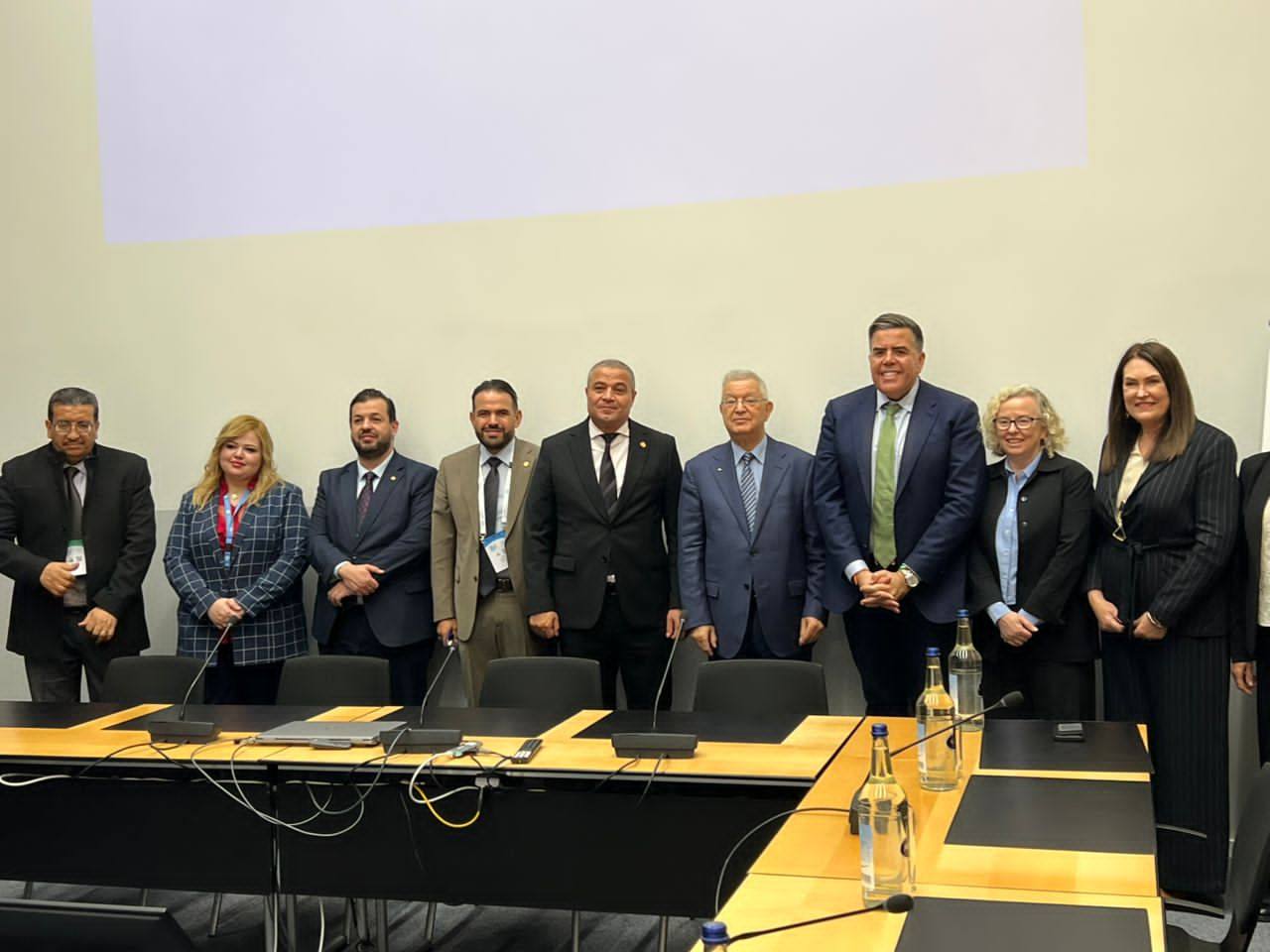 السيد عزوز ناصري، رئيس مجلس الأمة،يلتقي السيد ديك ميلتون رئيس غرفة النواب الأسترالية على هامش أشغال الجمعية الـ151 للإتحاد البرلماني الدولي بجنيف