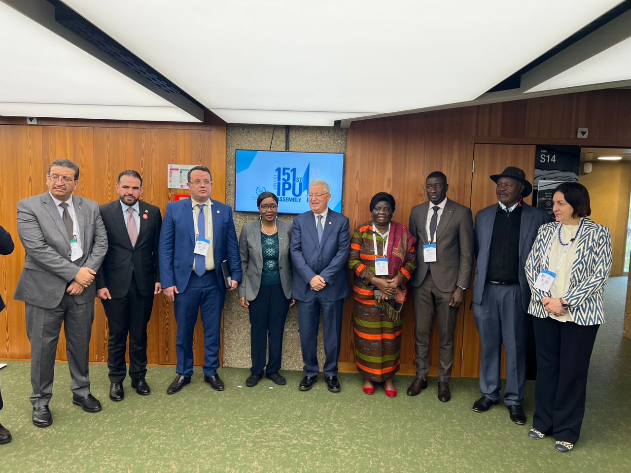 السيد عزوز ناصري، رئيس مجلس الأمة، يستقبل  السيدة Dr.Saara Kuugogelwa Amadhila,رئيسة الجمعية الوطنية لجمهورية ناميبيا.