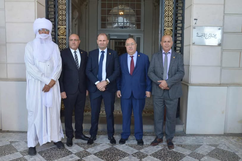 بعثة استعلامية مؤقتة عن لجنة الثقافة والإعلام والشبيبة والسياحة بمجلس الأمة، برئاسة البروفيسور محمد بوكرو، رئيس اللجنة، في زيارة إلى ولايتي: تلمسان وغليزان