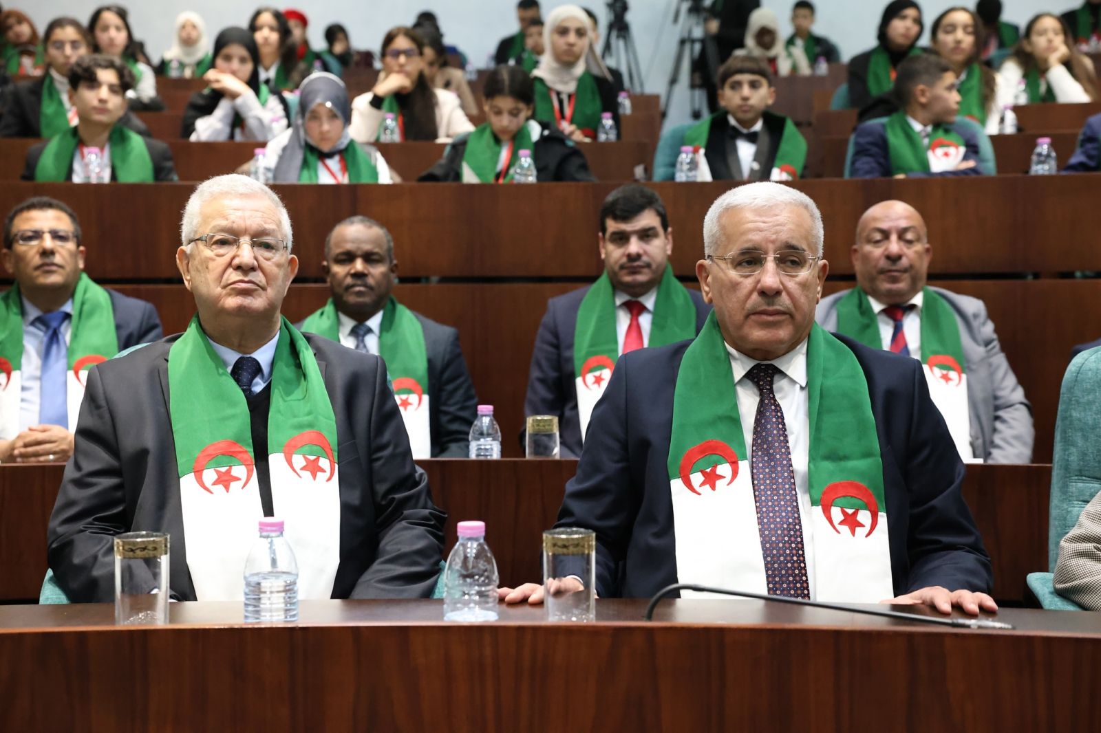 السيد عزوز ناصري، رئيس مجلس الأمة، يشارك في مراسم افتتاح الجلسة الأولى لبرلمان الطفل