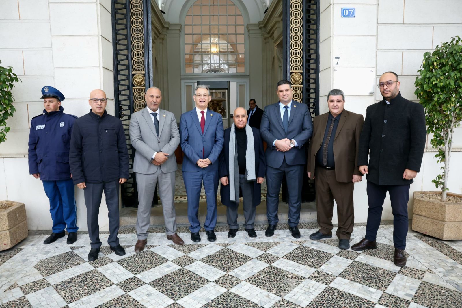 البعثة الاستعلامية المؤقتة للجنة الصحة والشؤون الاجتماعية والعمل والتضامن الوطني تعاين واقع الصحة والتشغيل بالمقاطعة الإدارية الدبداب ودائرة برج عمر إدريس